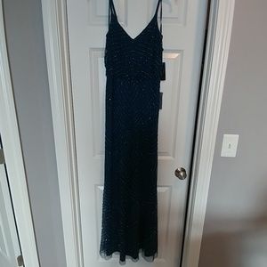 Adrianna Papell Beaded Blouson Gown 6